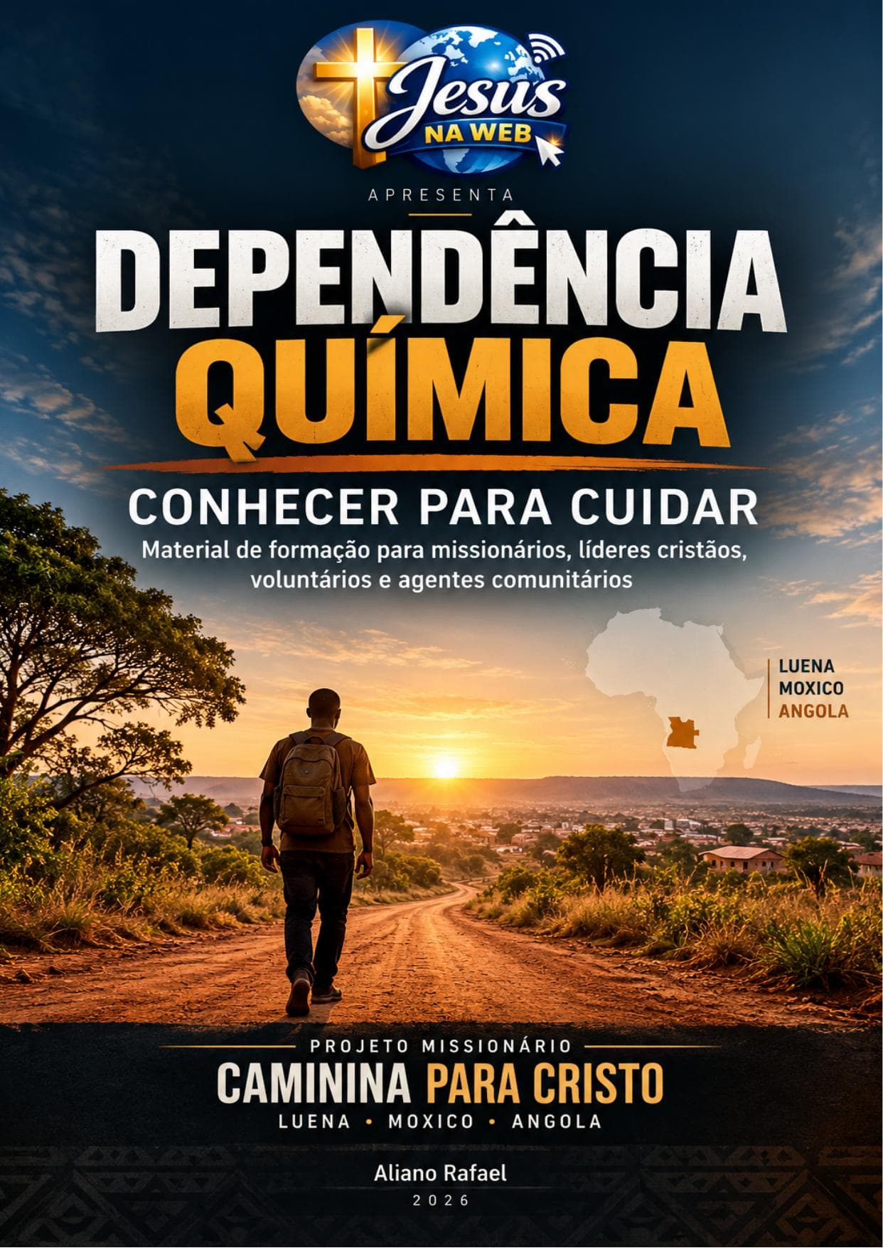 Capa da apostila Dependência Química — Conhecer para Cuidar